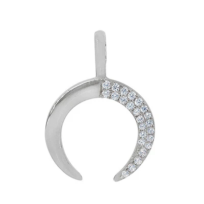Sterling Silver With Rhodium