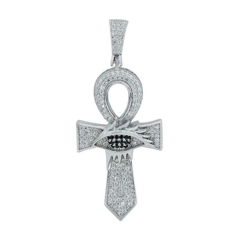 Sterling Silver With Rhodium