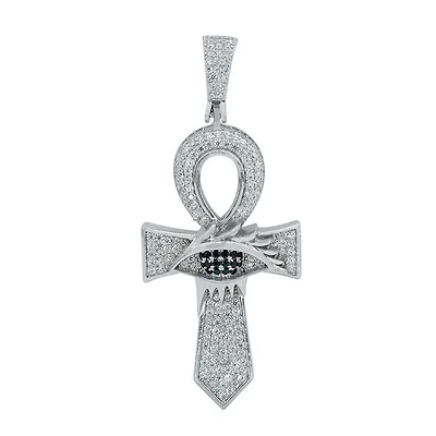 Sterling Silver With Rhodium