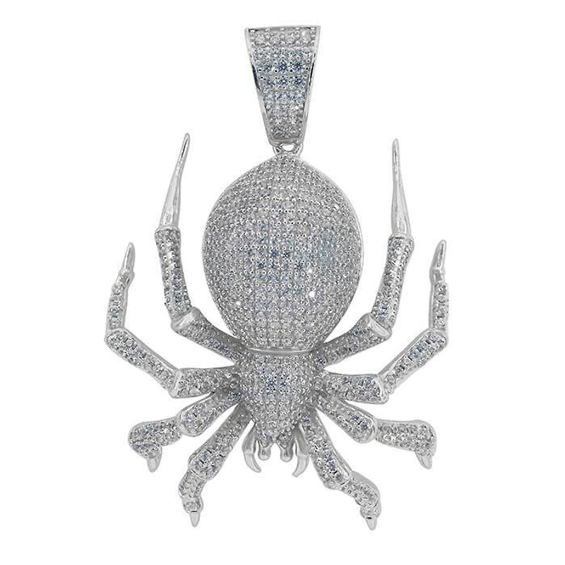 Sterling Silver With Rhodium