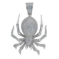 Sterling Silver With Rhodium