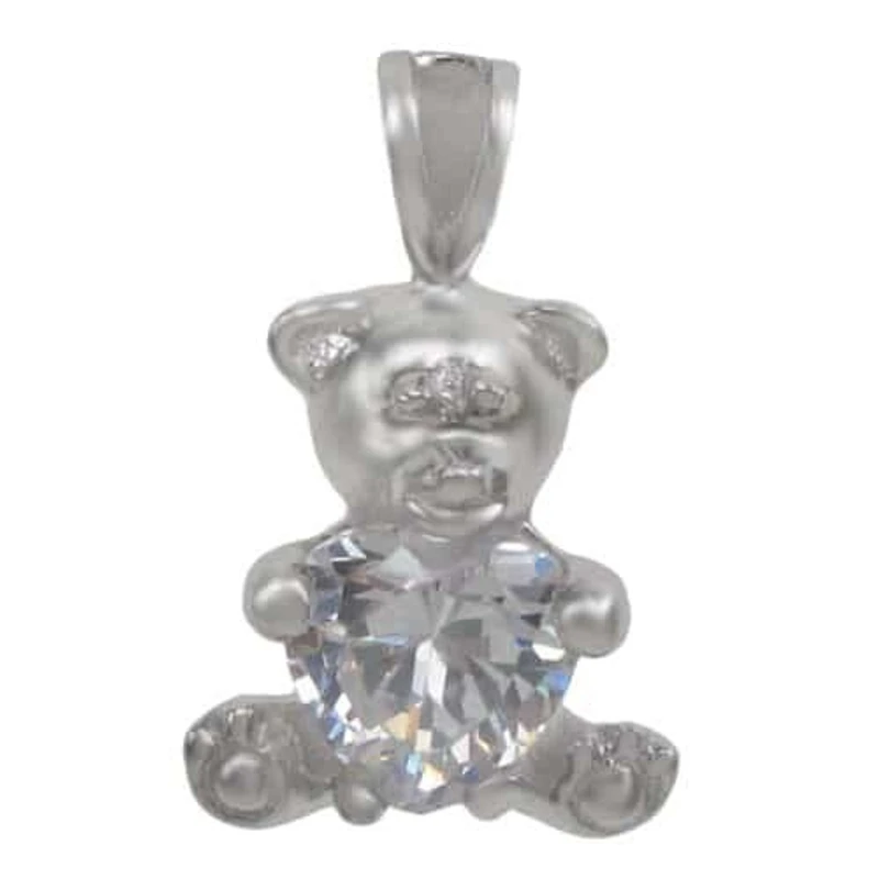 Rhodium Plated On Sterling Silver