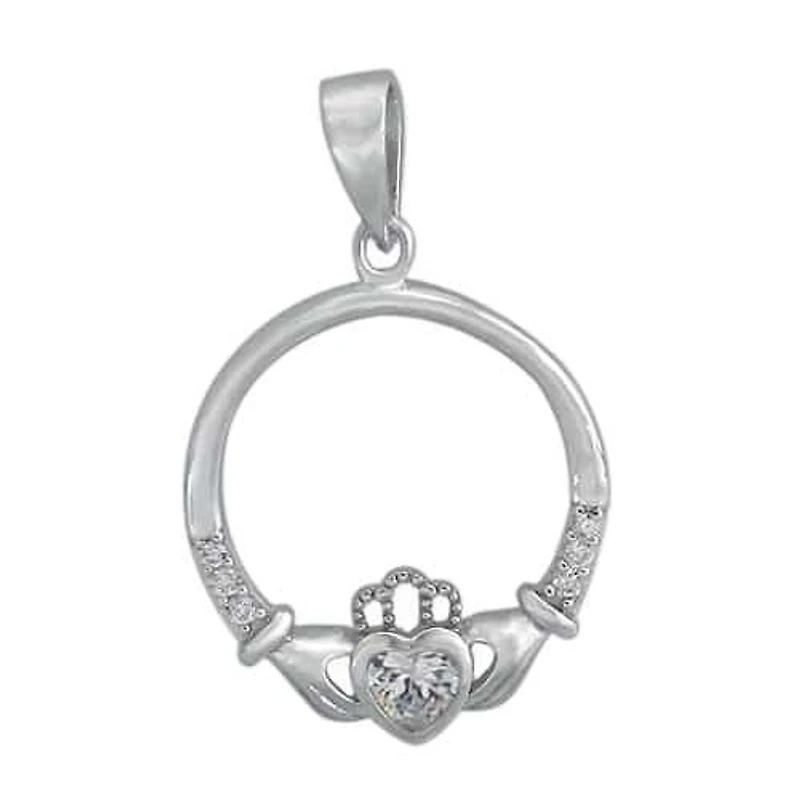 Rhodium Plated On Sterling Silver