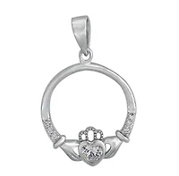 Rhodium Plated On Sterling Silver