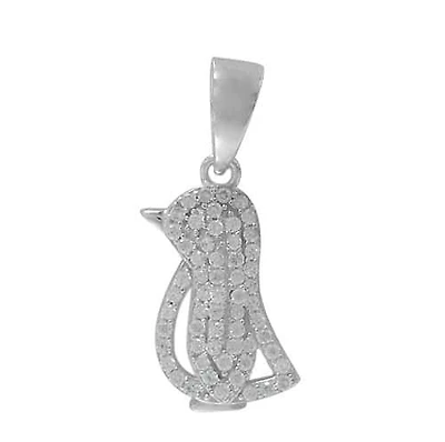 Rhodium Plated On Sterling Silver