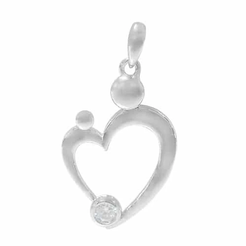 Rhodium Plated On Sterling Silver