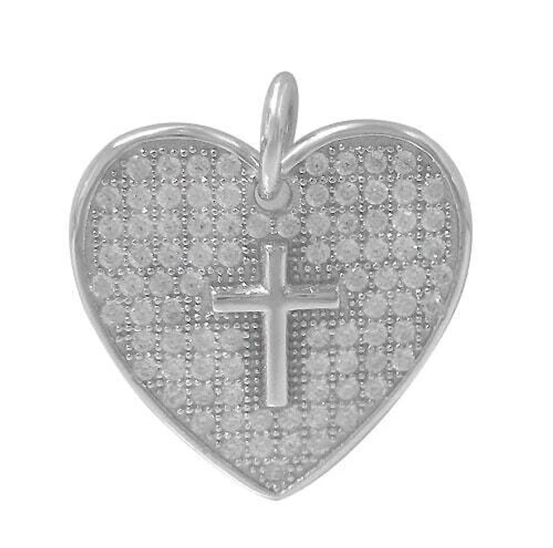 Rhodium Plated On Sterling Silver