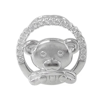 Rhodium Plated On Sterling Silver