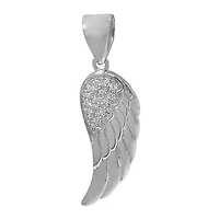 Rhodium Plated On Sterling Silver