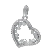 Rhodium Plated On Sterling Silver