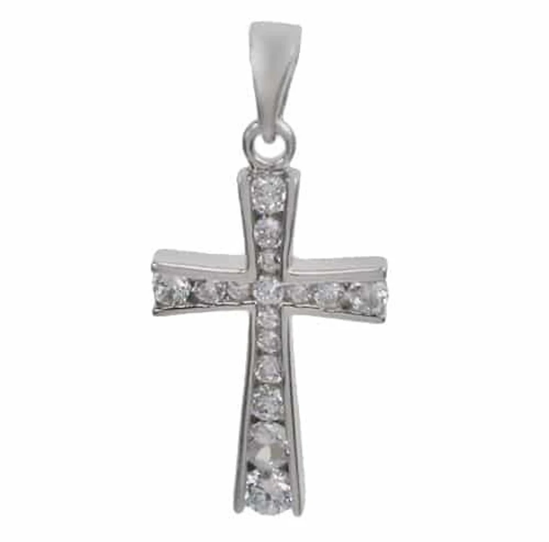 Rhodium Plated On Sterling Silver