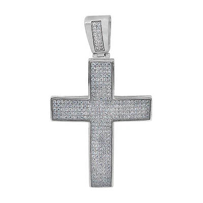 Sterling Silver With Rhodium
