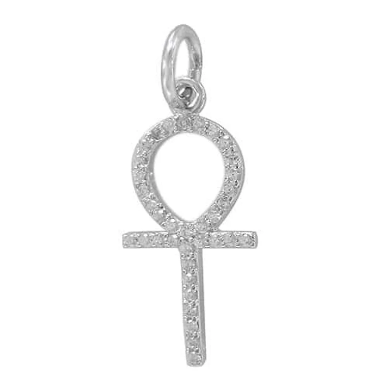 Rhodium Plated On Sterling Silver