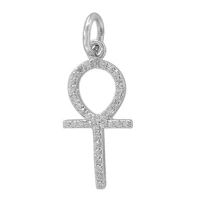 Rhodium Plated On Sterling Silver