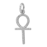 Rhodium Plated On Sterling Silver