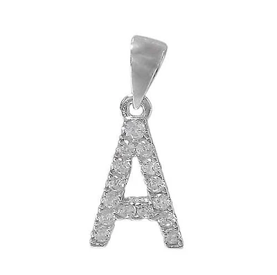 Sterling Silver With Rhodium