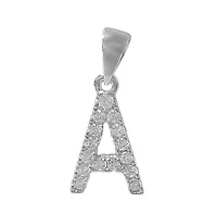 Sterling Silver With Rhodium