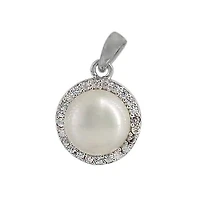 Sterling Silver With Rhodium