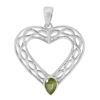 Sterling Silver With Rhodium