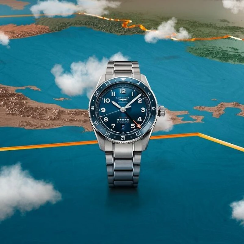 Longines Spirit Zulu Time Blue Dial 42 MM Automatic L38124936