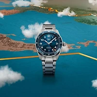 Longines Spirit Zulu Time Blue Dial 42 MM Automatic L38124936