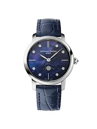 Slimline Ladies Moonphase 30MM Mother of Pearl Dial Quartz FC-206MPND1S6