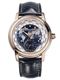 Classic Worldtimer Manufacture 42MM Blue Dial Automatic FC-718NWWM4H9