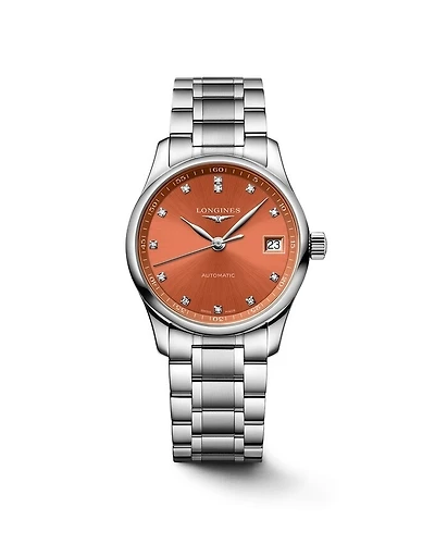 The Longines Master Collection Orange Dial 34MM Automatic L23574086