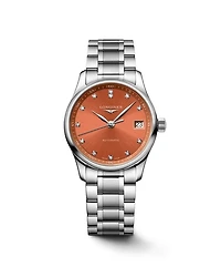 The Longines Master Collection Orange Dial 34MM Automatic L23574086