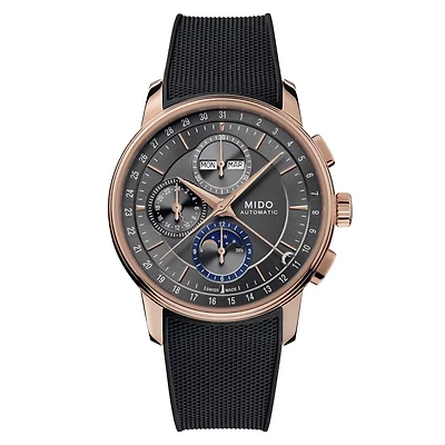 Mido Baroncelli Chronograph Moonphase 42 MM Grey Dial Automatic M027.625.37.061.00