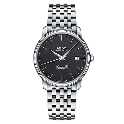 Mido Baroncelli Heritage 39 MM Black Dial Automatic M027.407.11.050.00
