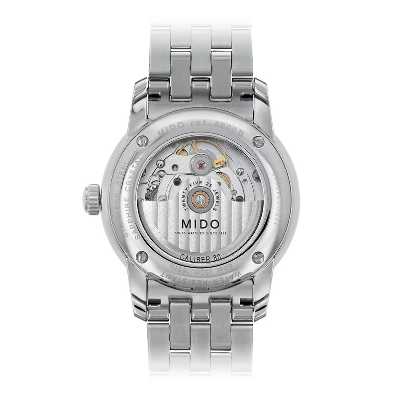 Mido Baroncelli Tradition 38 MM Blue Dial Automatic M8600.4.15.1