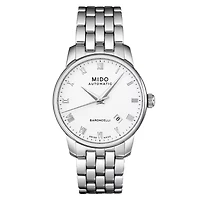 Mido Baroncelli Tradition 38 MM White Dial Automatic M8600.4.26.1