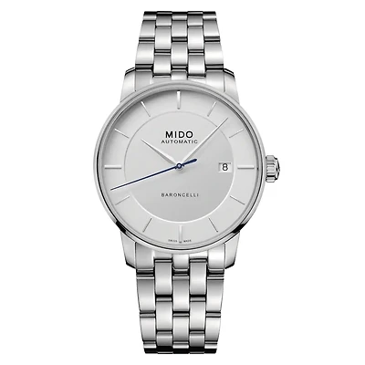 Mido Baroncelli Signature 39 MM Silver Dial Automatic M037.407.11.031.00