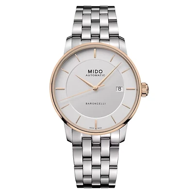 Mido Baroncelli Signature 39 MM Silver Dial Automatic M037.407.21.031.00