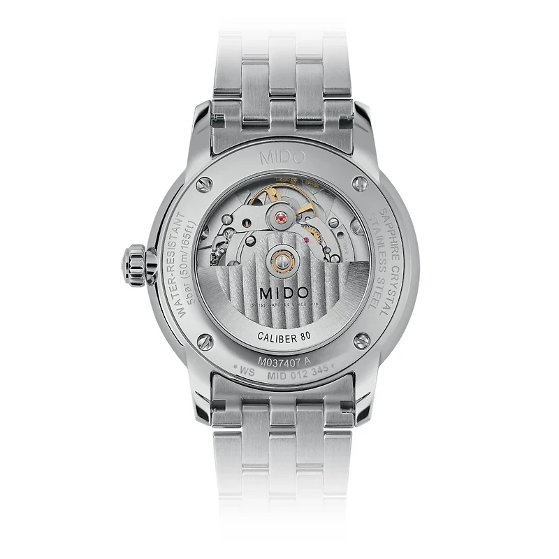 Mido Baroncelli Signature 39 MM Silver Dial Automatic M037.407.11.031.00
