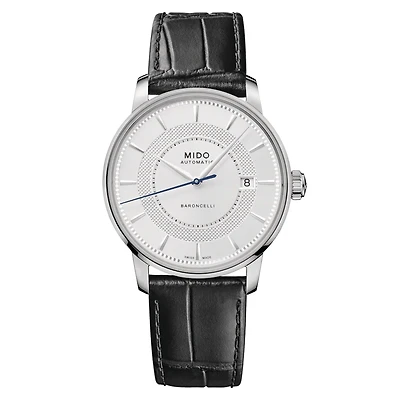 Mido Baroncelli Signature 39 MM Silver Dial Automatic M037.407.16.031.01