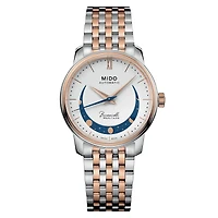Mido Baroncelli Smiling Moon 33 MM White Dial Automatic M027.207.22.010.01