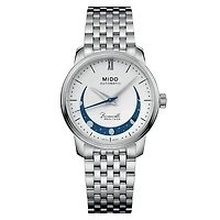 Mido Baroncelli Smiling Moon 33 MM White Dial Automatic M027.207.11.010.01