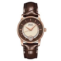 Mido Baroncelli Diamonds 33 MM Brown Dial Automatic M007.207.36.291.00