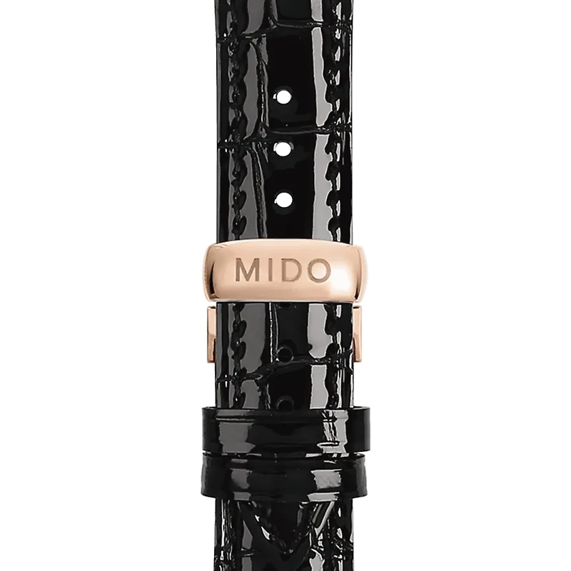 Mido Baroncelli Diamonds 33 MM Silver Dial Automatic M007.207.36.036.00