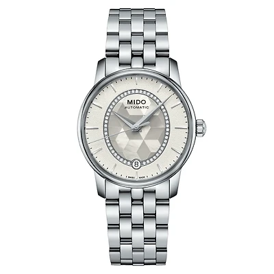 Mido Baroncelli Diamonds 33 MM Mother of Pearl Dial Automatic M007.207.11.116.00
