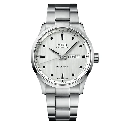 Mido Multifort M 42 MM Silver Dial Automatic M038.430.11.031.00