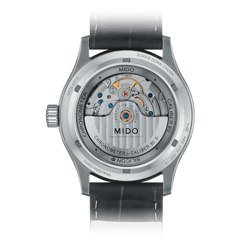 Mido Multifort Chronometer 1 42 MM White Dial Automatic M038.431.16.031.00