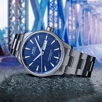 Mido Multifort Chronometer 1 42 MM Blue Dial Automatic M038.431.11.041.00