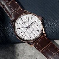 Mido Multifort Chronometer 1 42 MM Silver Dial Automatic M038.431.36.031.00