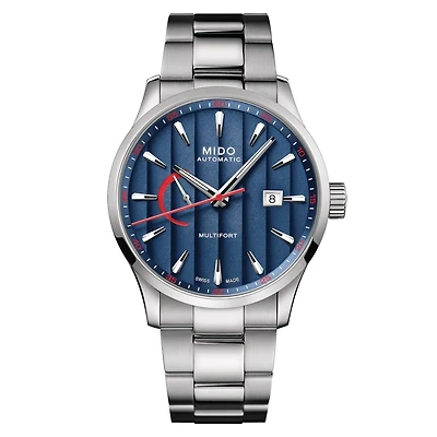 Mido Multifort Power Reserve 42 MM Blue Dial Automatic M038.424.11.041.00