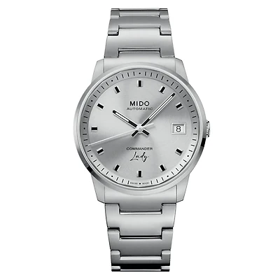 Mido Commander Lady 35 MM Silver Dial Automatic M021.207.11.031.00