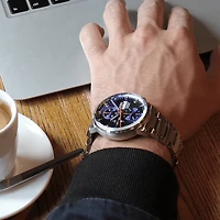 Mido Commander Chronograph 43 MM Blue Dial Automatic M016.414.11.041.00