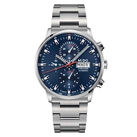 Mido Commander Chronograph 43 MM Blue Dial Automatic M016.414.11.041.00